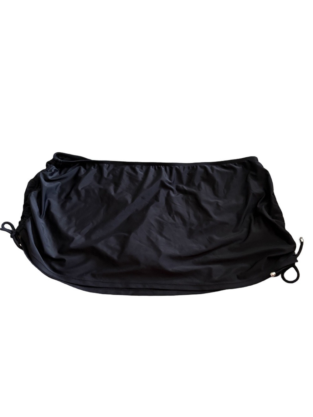 Collections by Catalina black Swim Skirt Side Ties. Attached panties. Size 3x